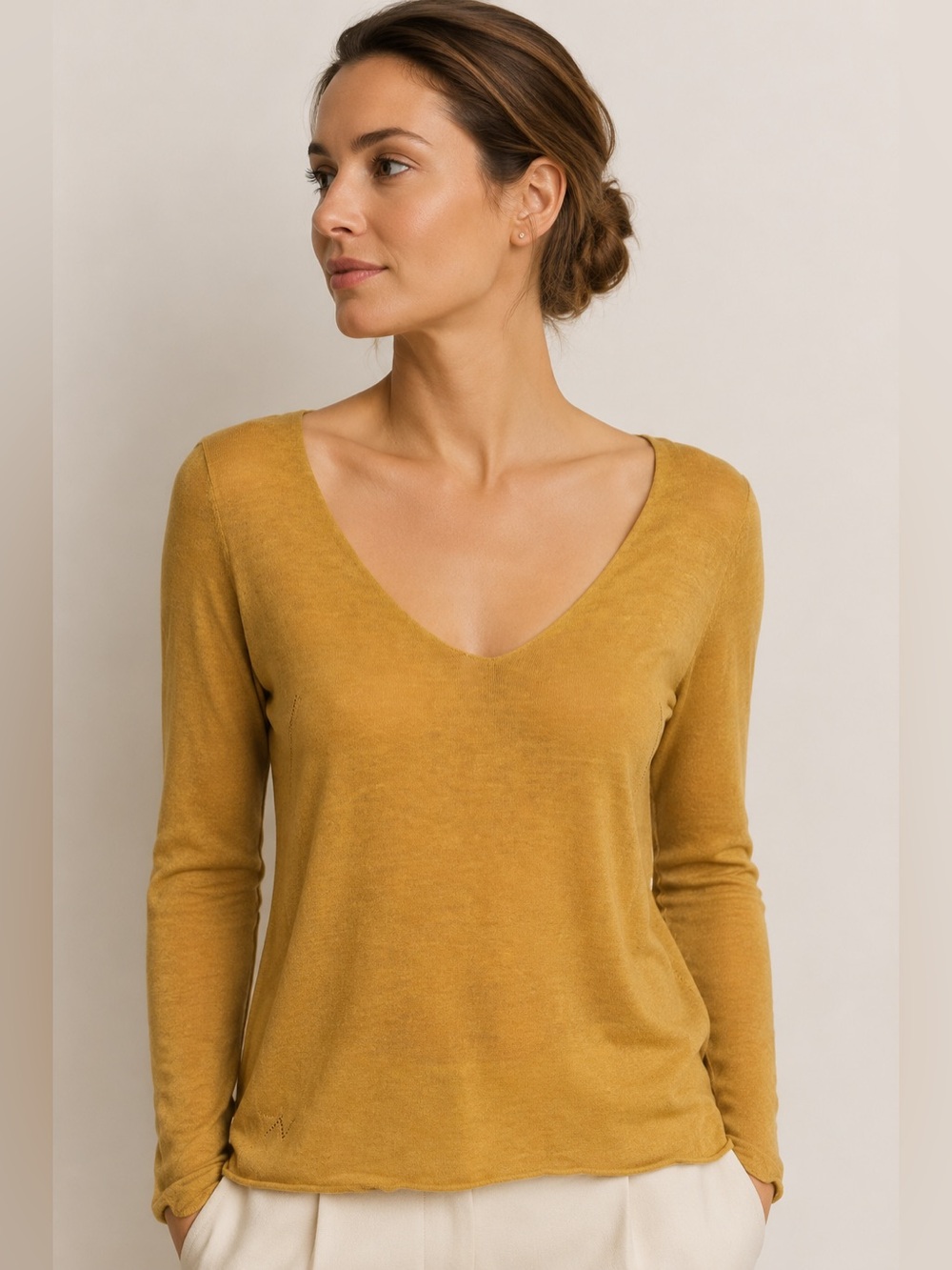 Zadig & Voltaire $400 Sina Silk Cashmere Rhinestone Eagle Sweater